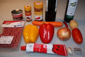 Zutaten Chili con Carne